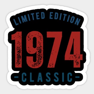 Limited Edition Classic 1974 Sticker